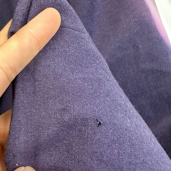 Givenchy Eggplant Purple 100% Wool Cropped Boxy Blazer Double Breast Size S - Picture 16 of 16